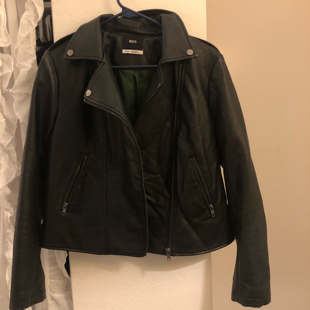 Black BDG Leather Jacket
